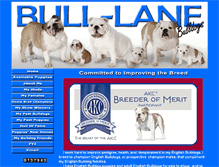 Tablet Screenshot of bulllanebulldogs.com